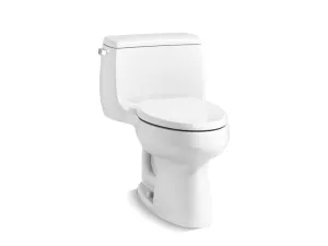 KOHLER K-3615-0 Gabrielle Comfort Height One-piece compact elongated 1.28 gpf chair height toilet with slow close seat