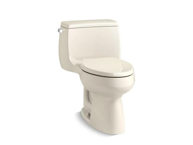 KOHLER K-3615-0 Gabrielle Comfort Height One-piece compact elongated 1.28 gpf chair height toilet with slow close seat