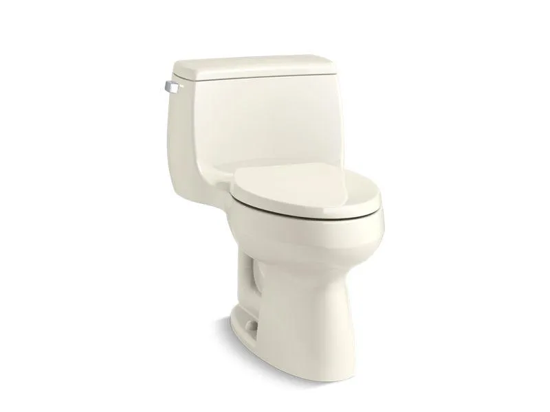 KOHLER K-3615-0 Gabrielle Comfort Height One-piece compact elongated 1.28 gpf chair height toilet with slow close seat