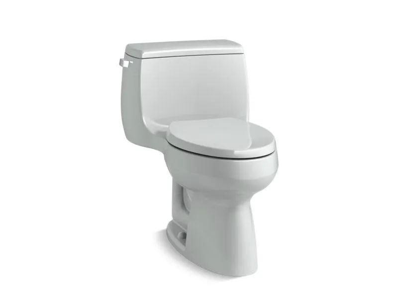 KOHLER K-3615-0 Gabrielle Comfort Height One-piece compact elongated 1.28 gpf chair height toilet with slow close seat