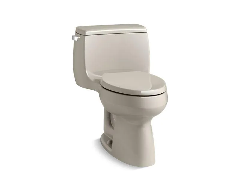KOHLER K-3615-0 Gabrielle Comfort Height One-piece compact elongated 1.28 gpf chair height toilet with slow close seat