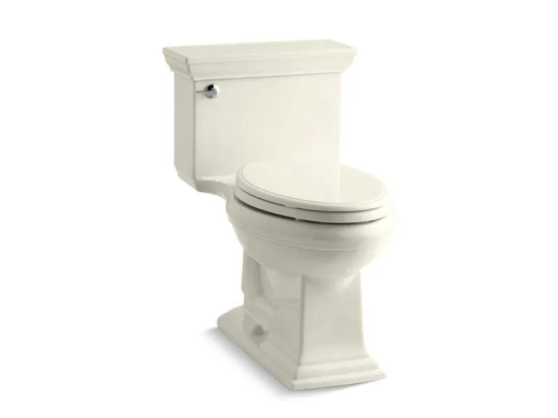 KOHLER K-3813 Memoirs Stately Comfort Height One-piece compact elongated 1.28 gpf chair height toilet with Quiet-Close seat