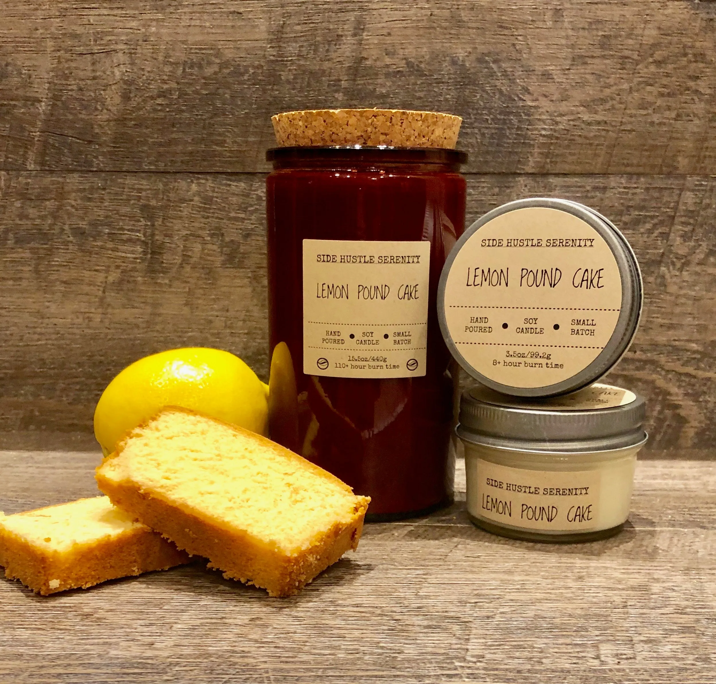 Lemon Pound Cake Scented Soy Candle | 15.5oz