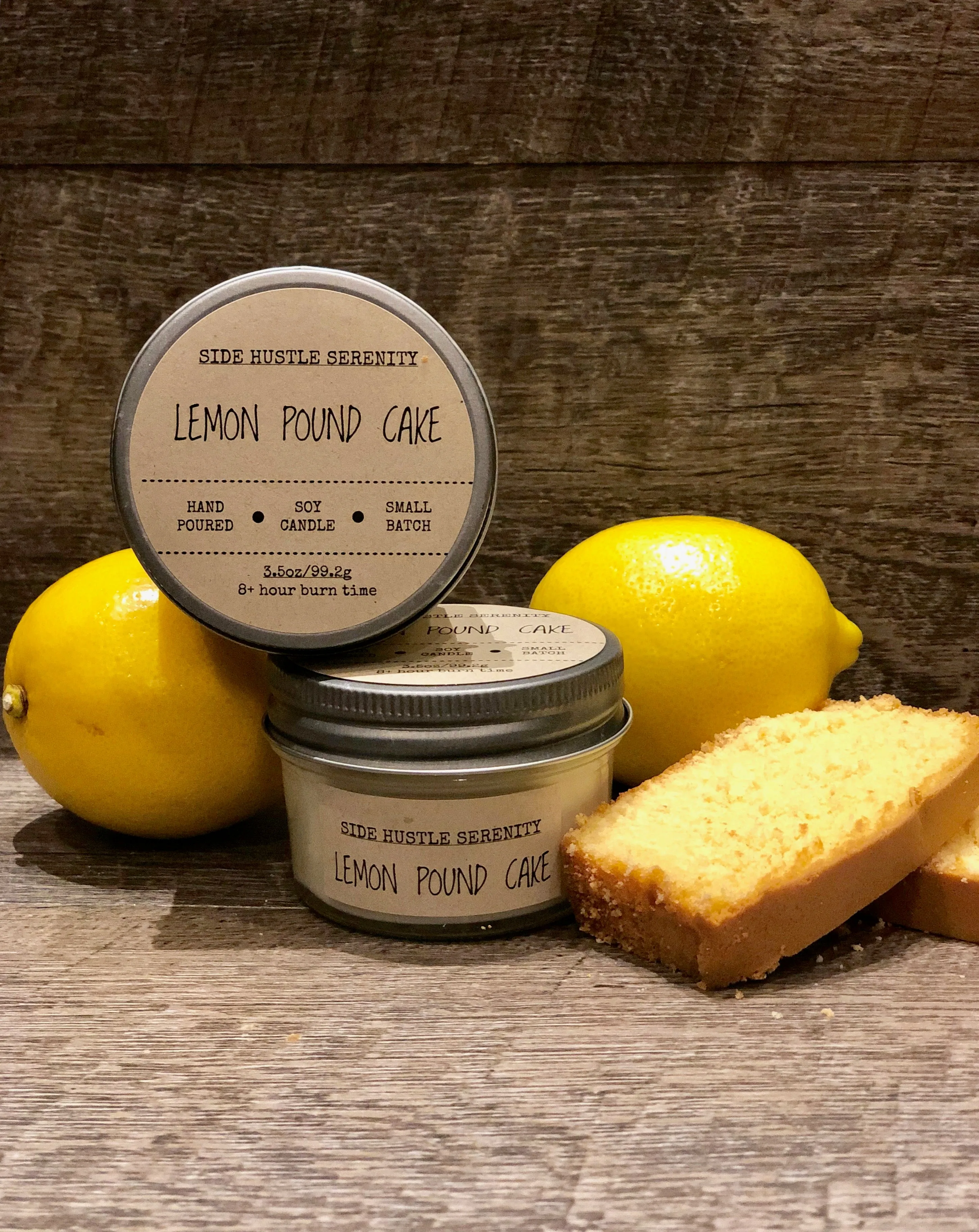 Lemon Pound Cake Scented Soy Candle | 15.5oz