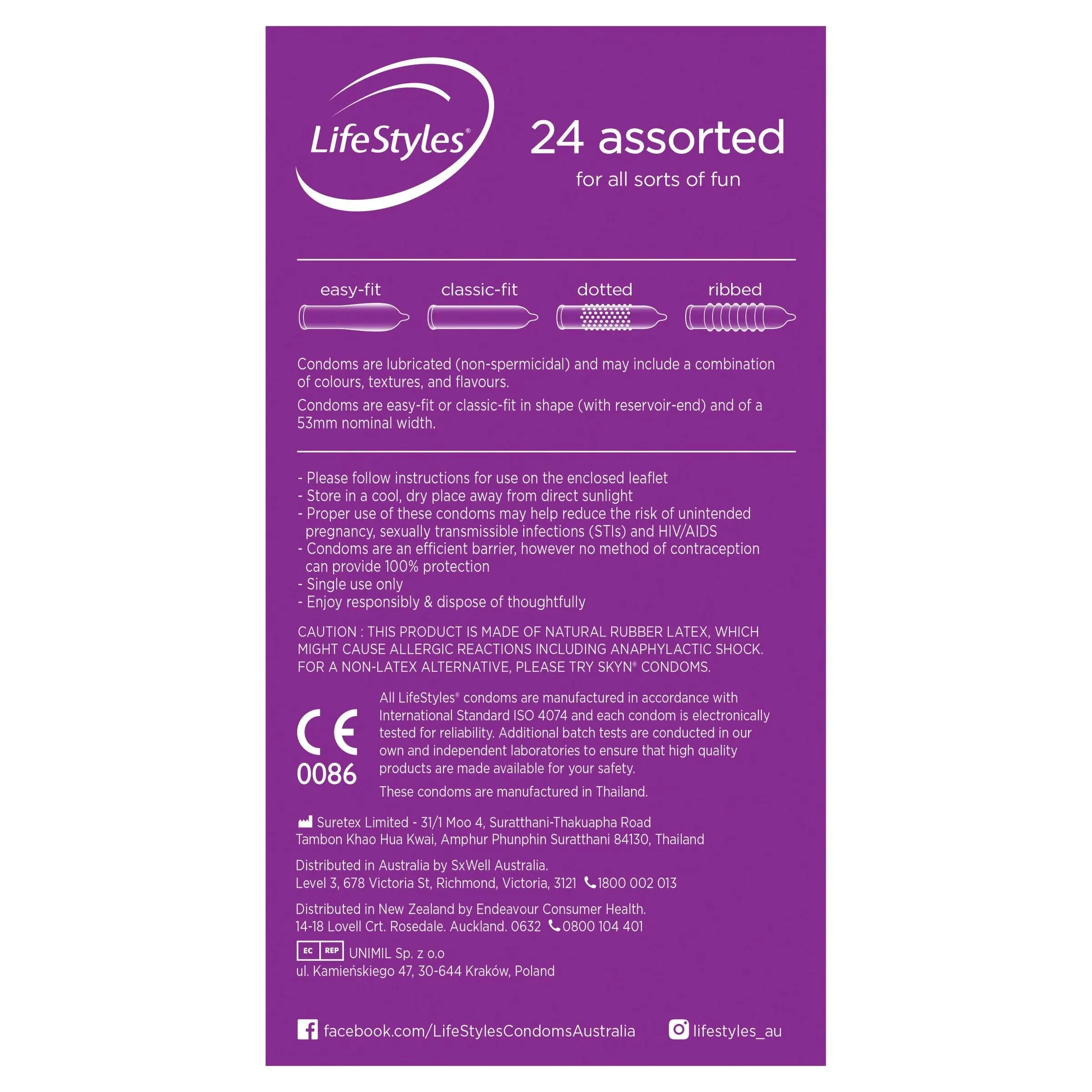 LifeStyles Assorted Condoms 20