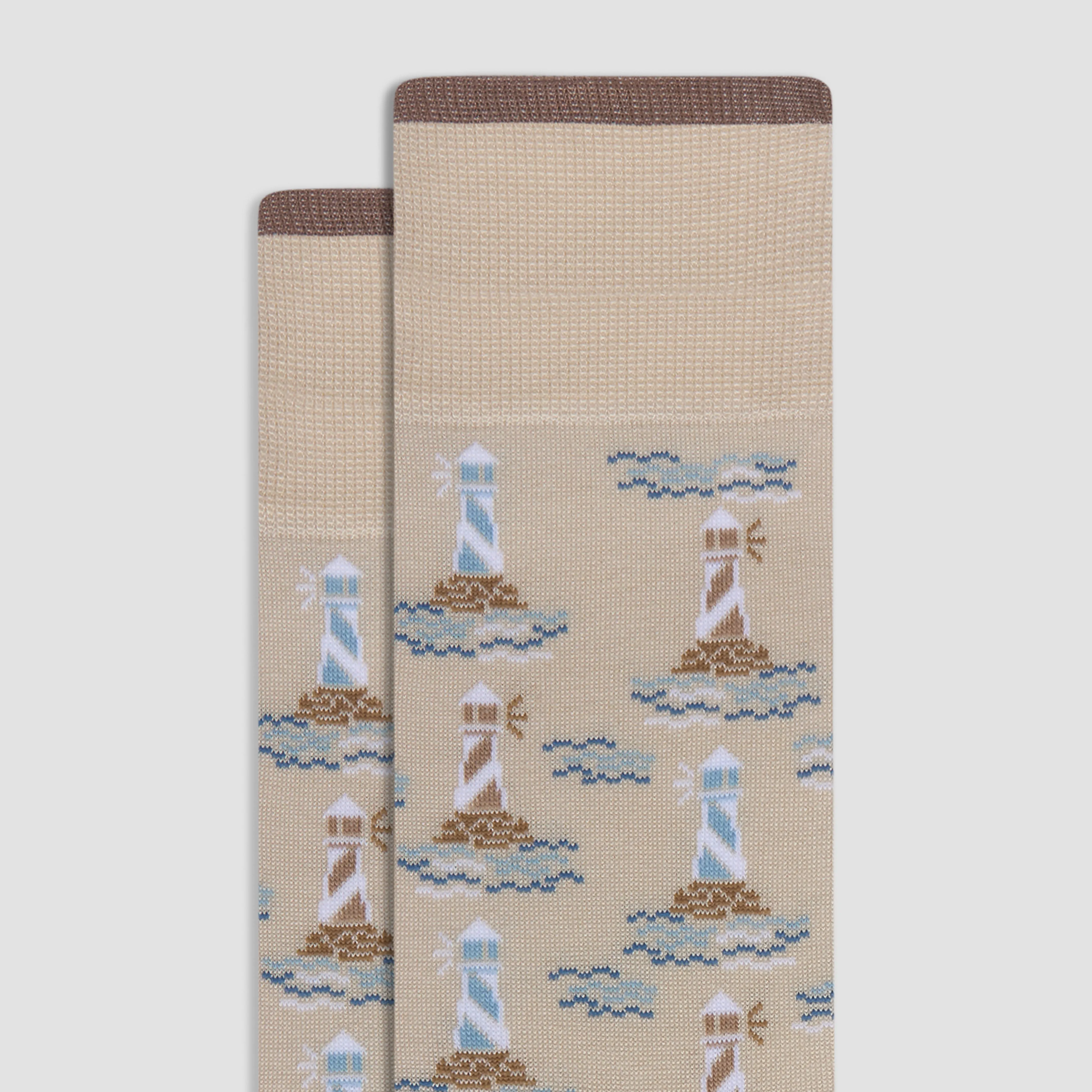 Lighthouse Mid-Calf Socks