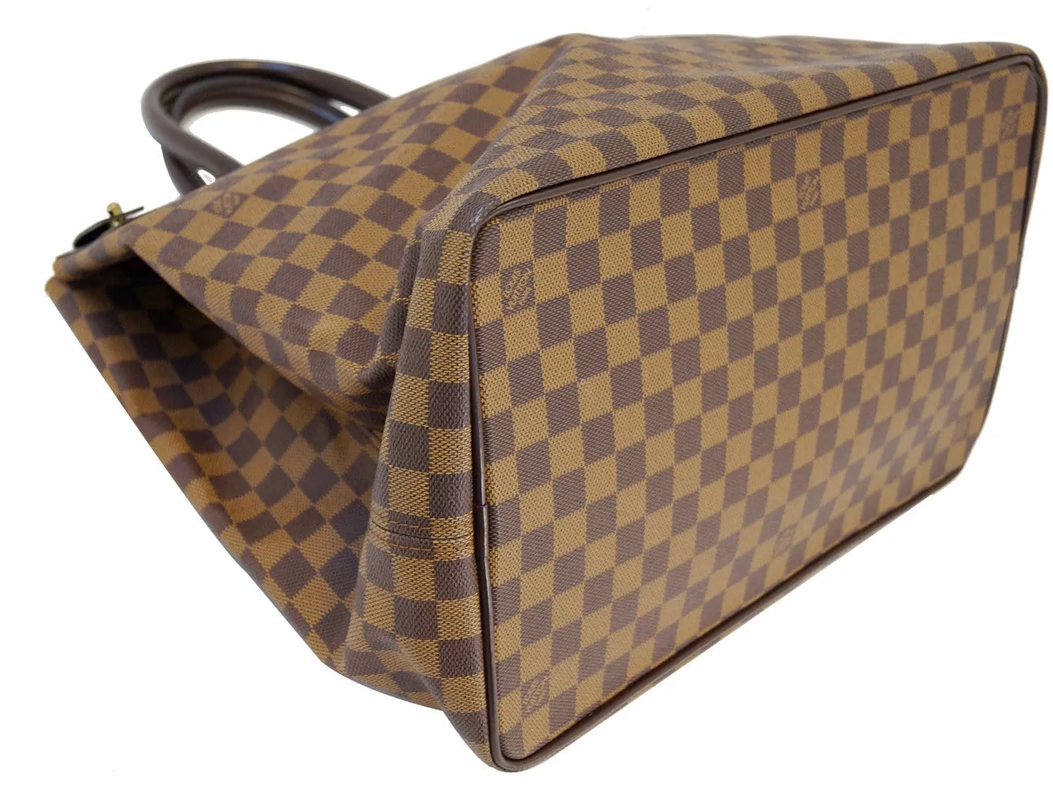 LOUIS VUITTON Damier Ebene Greenwich PM Boston Bag