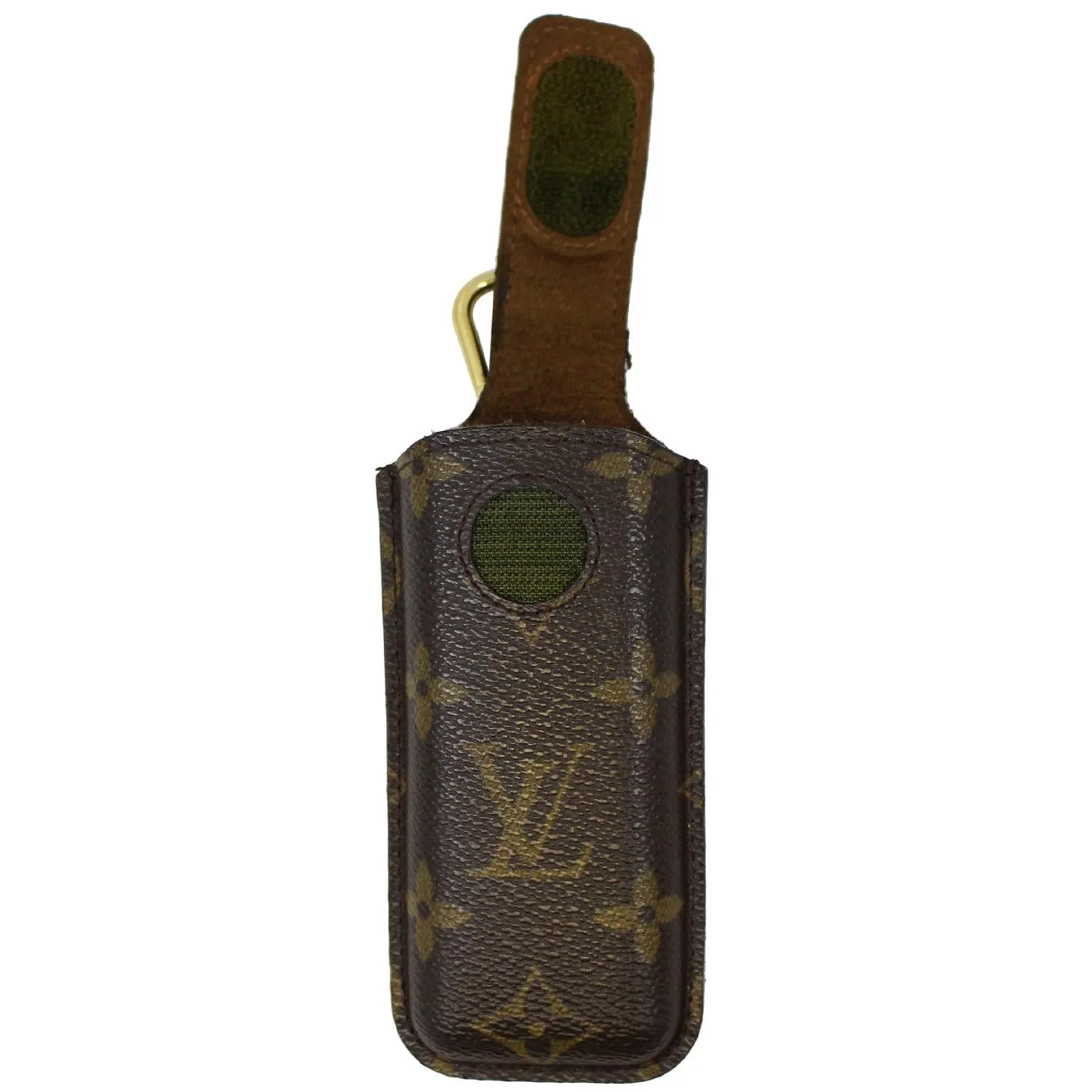 LOUIS VUITTON Etui Telephone International Monogram Phone Case Brown