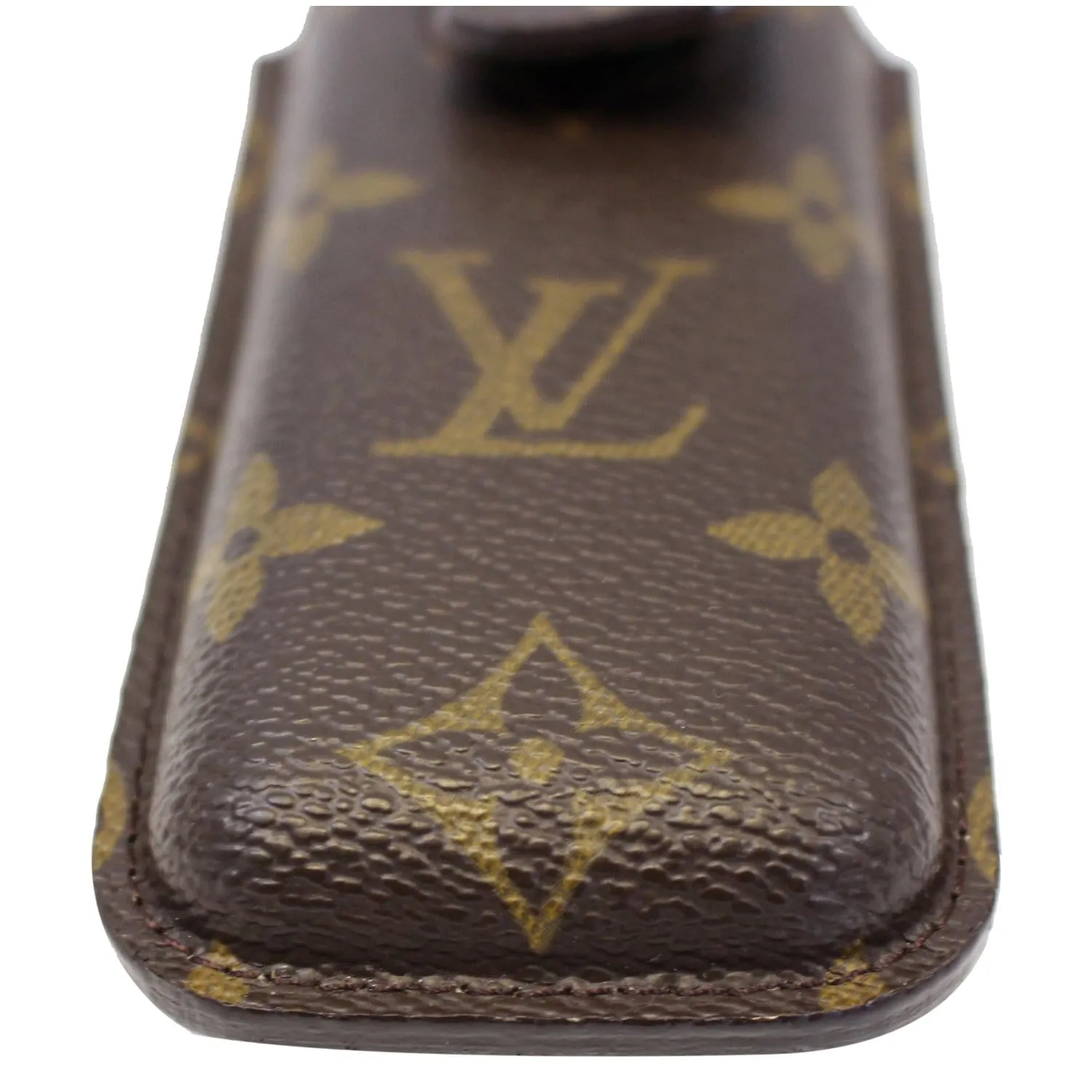 LOUIS VUITTON Etui Telephone International Monogram Phone Case Brown
