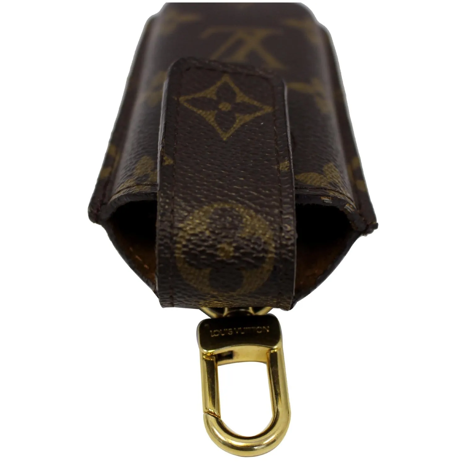 LOUIS VUITTON Etui Telephone International Monogram Phone Case Brown