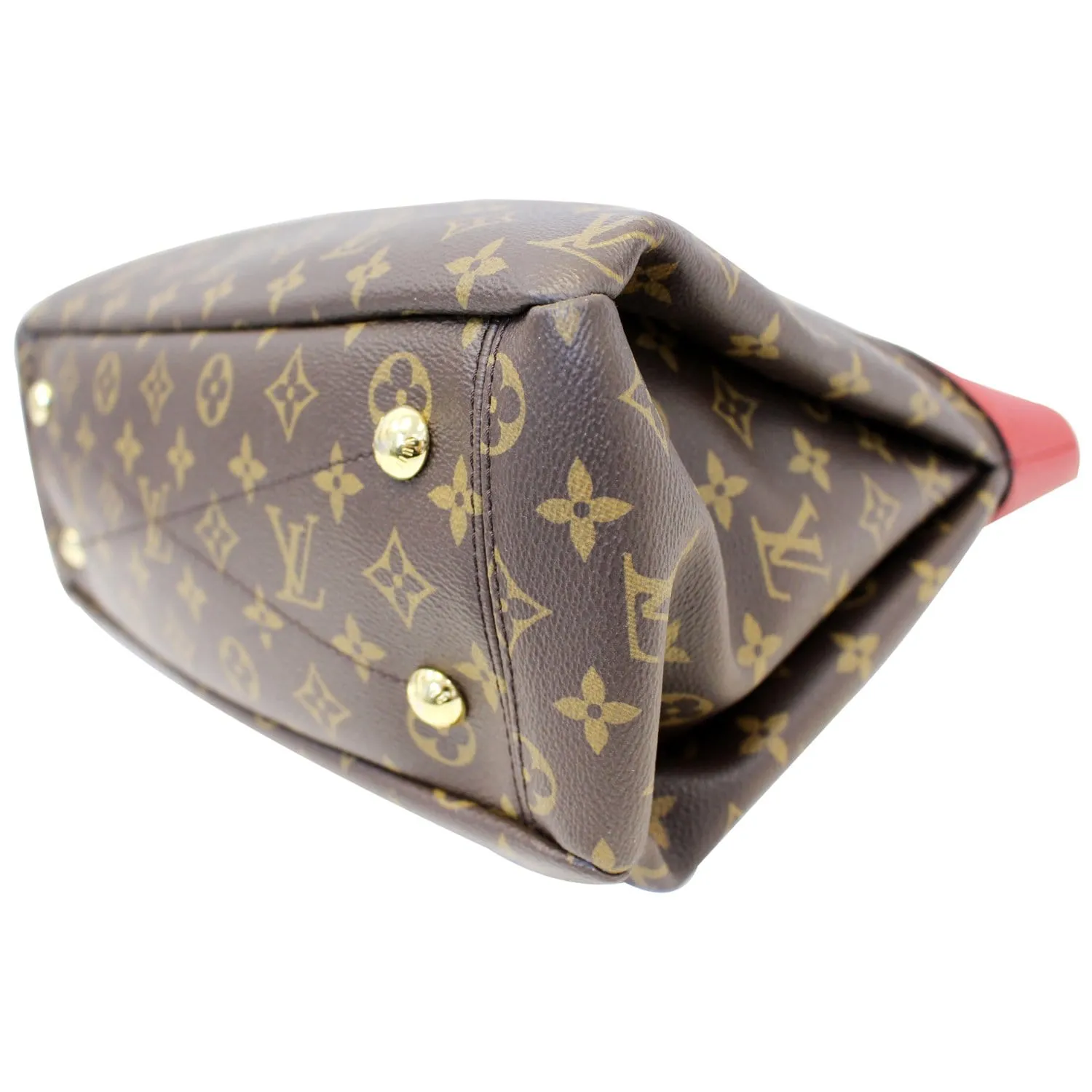 LOUIS VUITTON Pallas Chain Shopper Bag Monogram Canvas Cherry