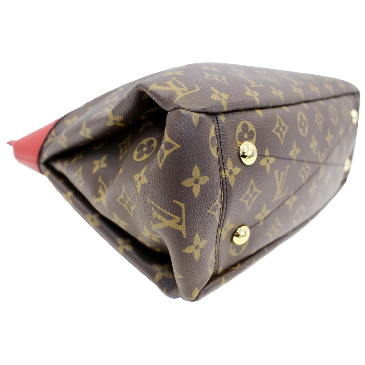 LOUIS VUITTON Pallas Chain Shopper Bag Monogram Canvas Cherry