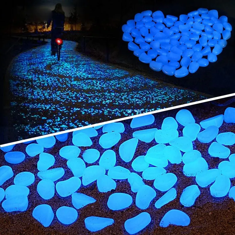 Luminous Glow In The Dark Garden Stones