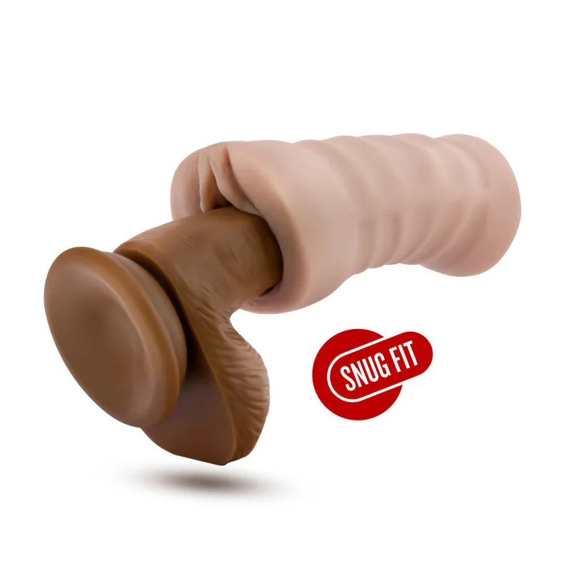 M for Men Rain - Flesh - Vibrating Vagina Stroker