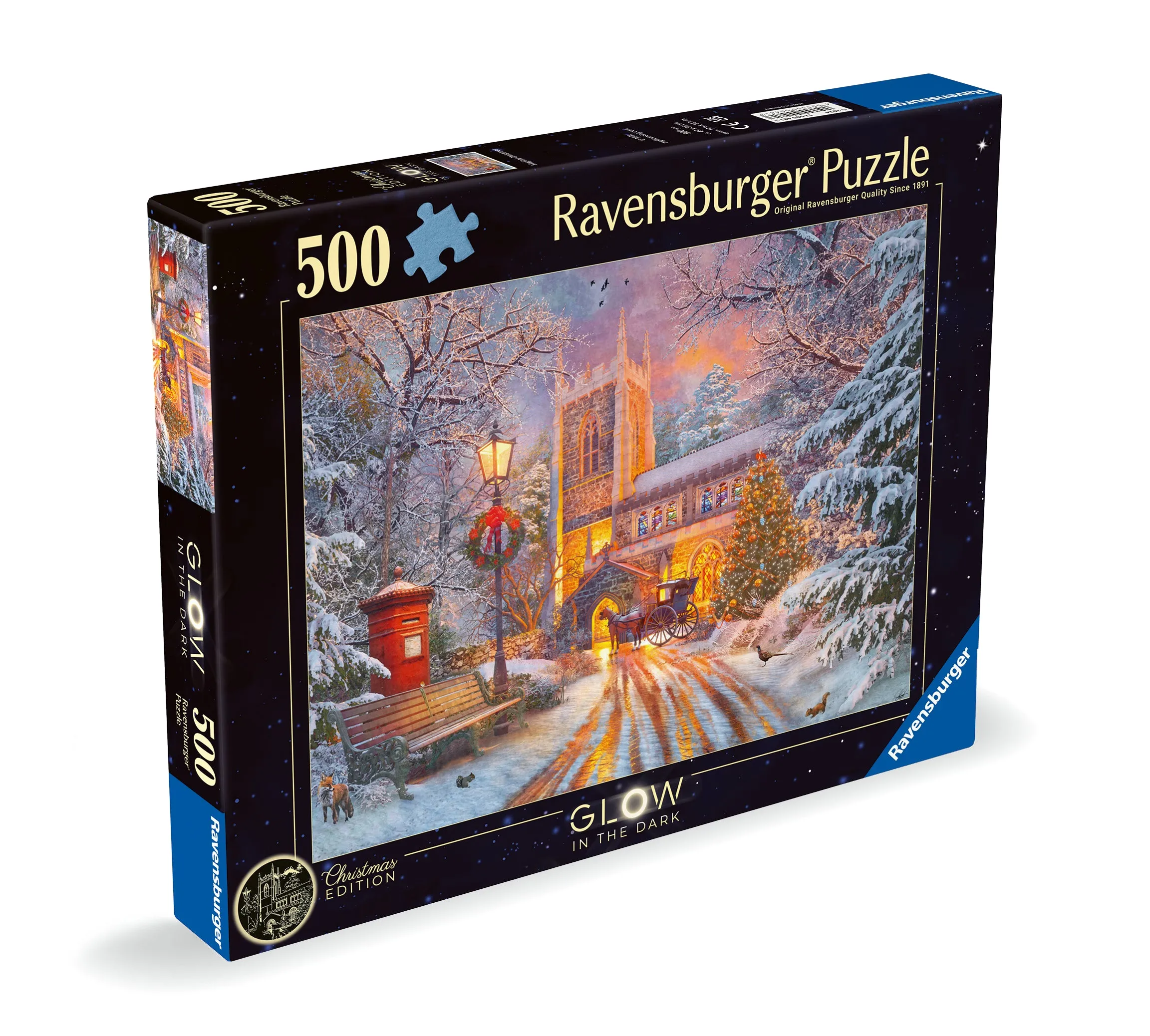 Magical Christmas | Star Line | Ravensburger | 500 Pieces | Jigsaw Puzzle | Glow In The Dark