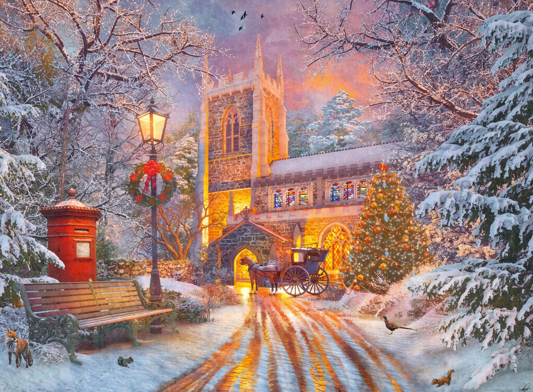 Magical Christmas | Star Line | Ravensburger | 500 Pieces | Jigsaw Puzzle | Glow In The Dark