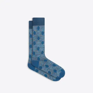 Melange Dots Mid-Calf Socks