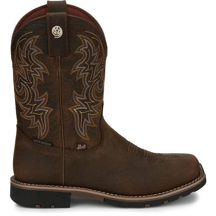 MEN'S FIREMAN JUSIN GEORGE STRAIGHT WORK BOOTS GS9050/GR9050