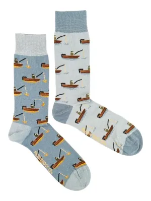 Men's Fishermen Design Cotton Socks