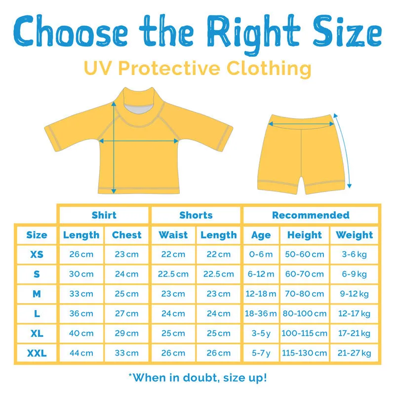 Mermaid | UV Shirt Shorts Set