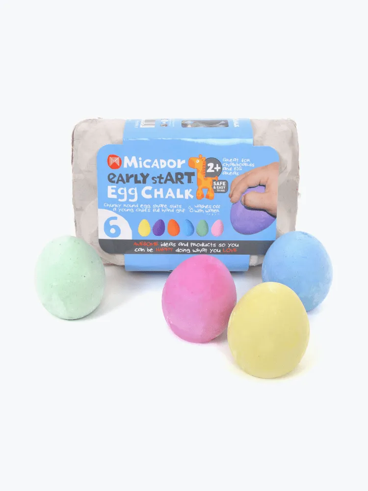 Micador early stART - Egg Chalk - 6 Pack