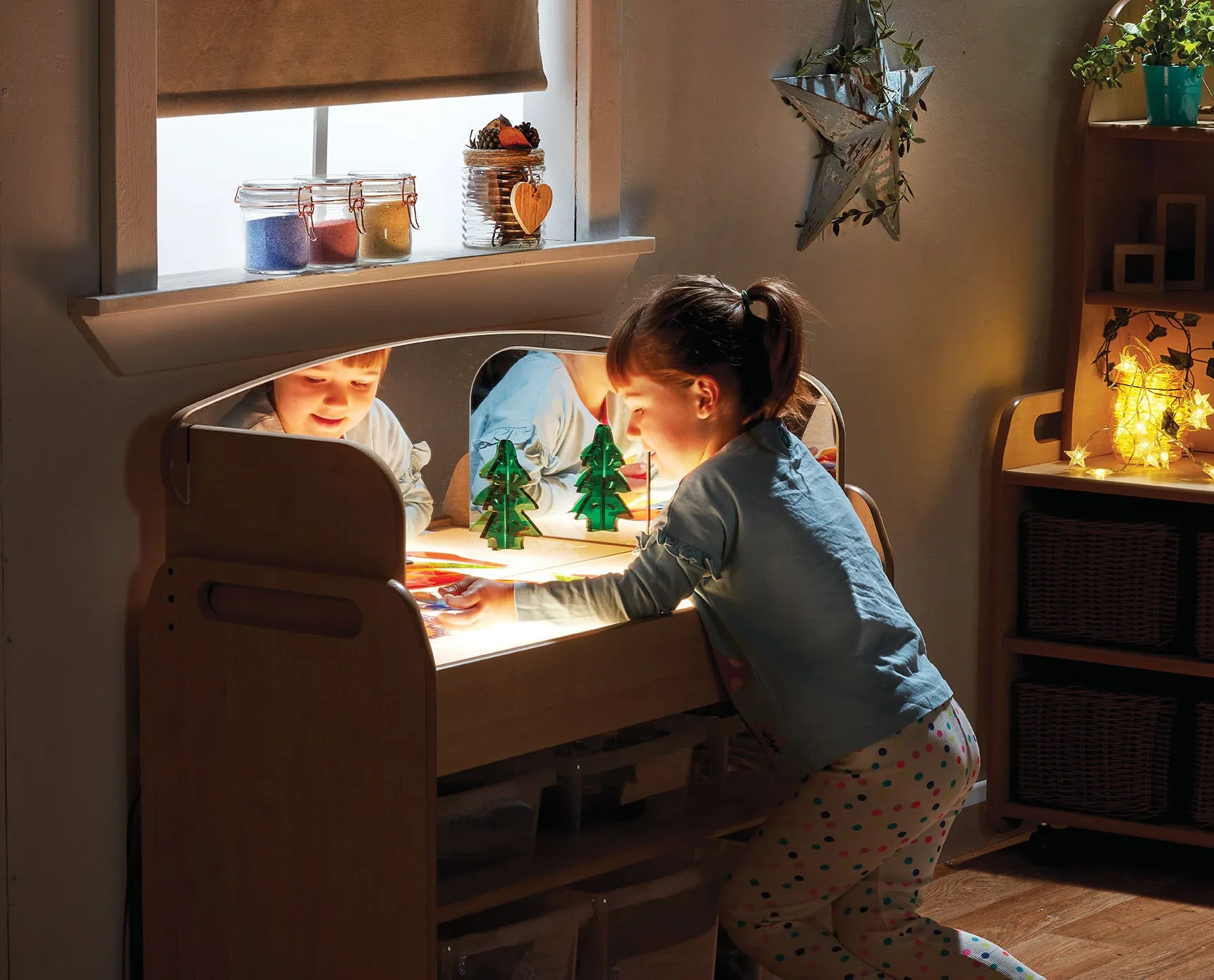 Millhouse Light Box Trolley plus Mirror Surround
