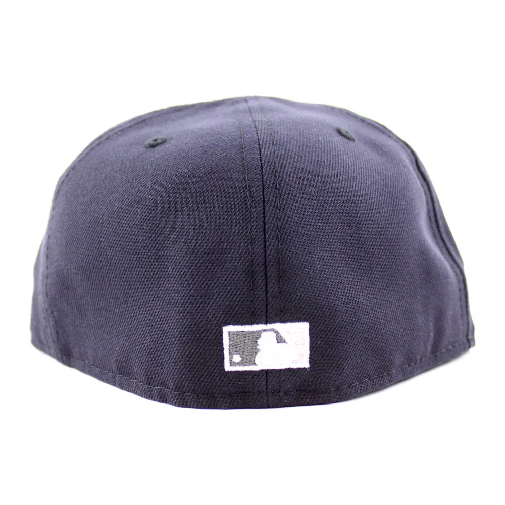 Milwaukee Brewers 1982 World Series New Era 59Fifty Fitted Hat (GITD Navy Pink Gray Under Brim)