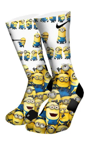 Minions Custom Elite Socks