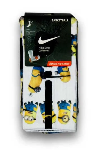 Minions Custom Elite Socks