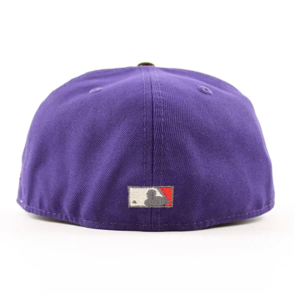 Minnesota Twins 30th Anniversary New Era 59Fifty Fitted Hat (GITD Purple Burnt Wood Scarlet Under Brim)