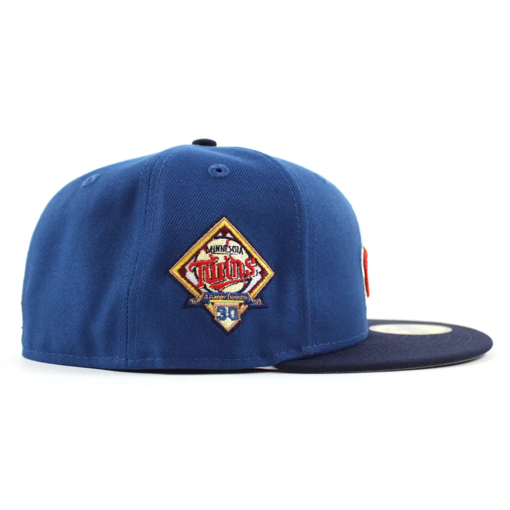 Minnesota Twins 30th Anniversary New Era 59Fifty Fitted Hat (SeaShore Blue OceanSide Gray Under Brim)