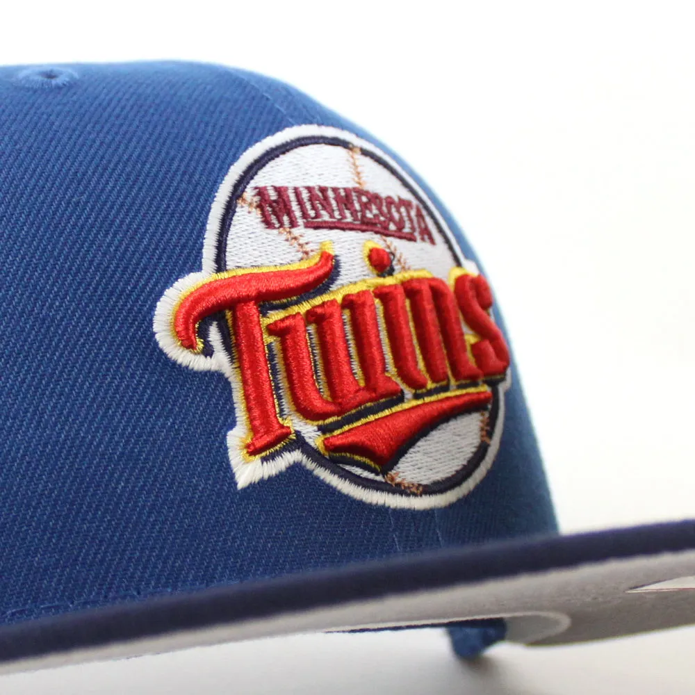 Minnesota Twins 30th Anniversary New Era 59Fifty Fitted Hat (SeaShore Blue OceanSide Gray Under Brim)