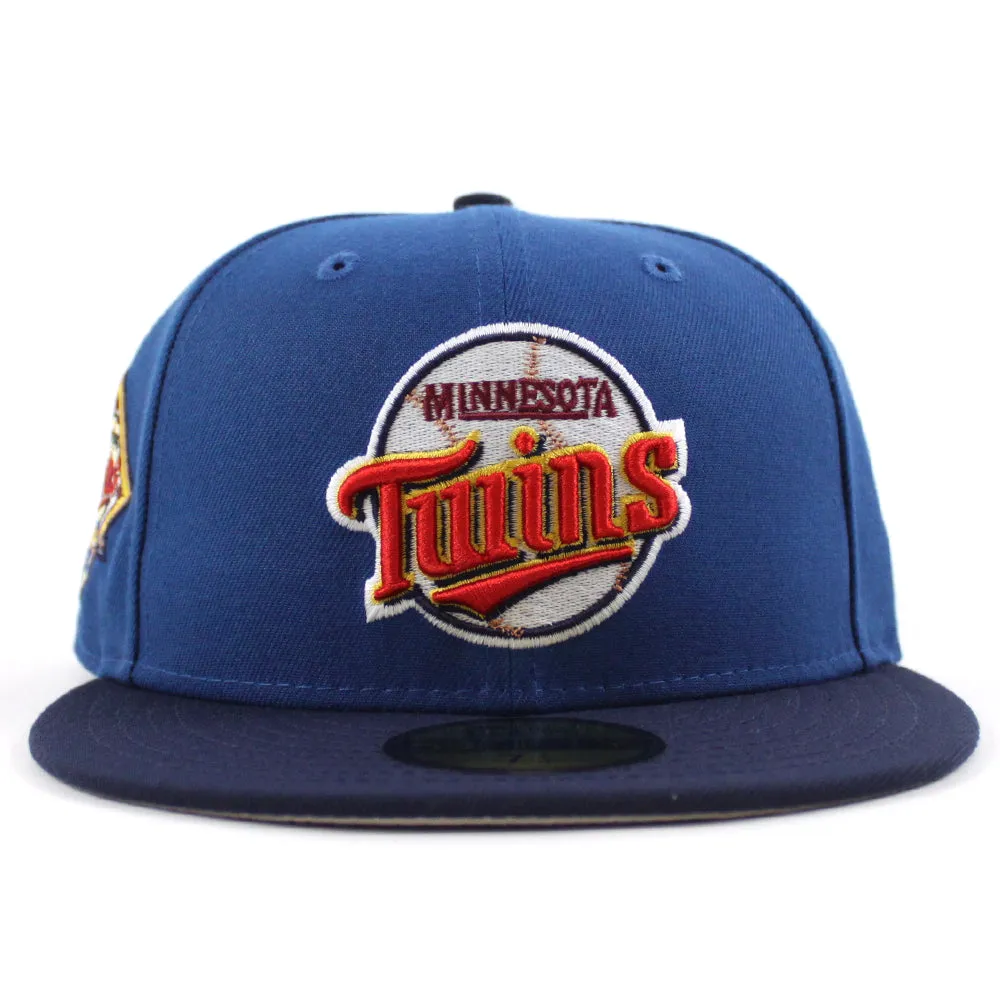 Minnesota Twins 30th Anniversary New Era 59Fifty Fitted Hat (SeaShore Blue OceanSide Gray Under Brim)