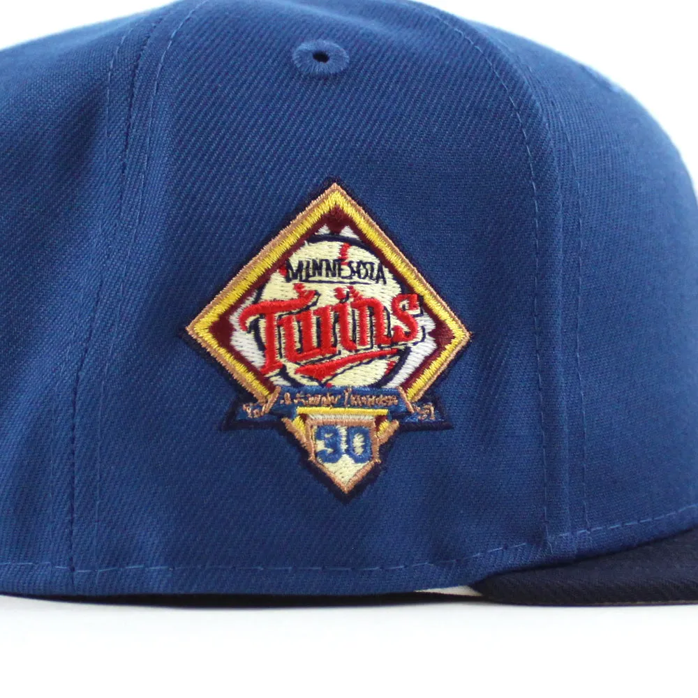 Minnesota Twins 30th Anniversary New Era 59Fifty Fitted Hat (SeaShore Blue OceanSide Gray Under Brim)