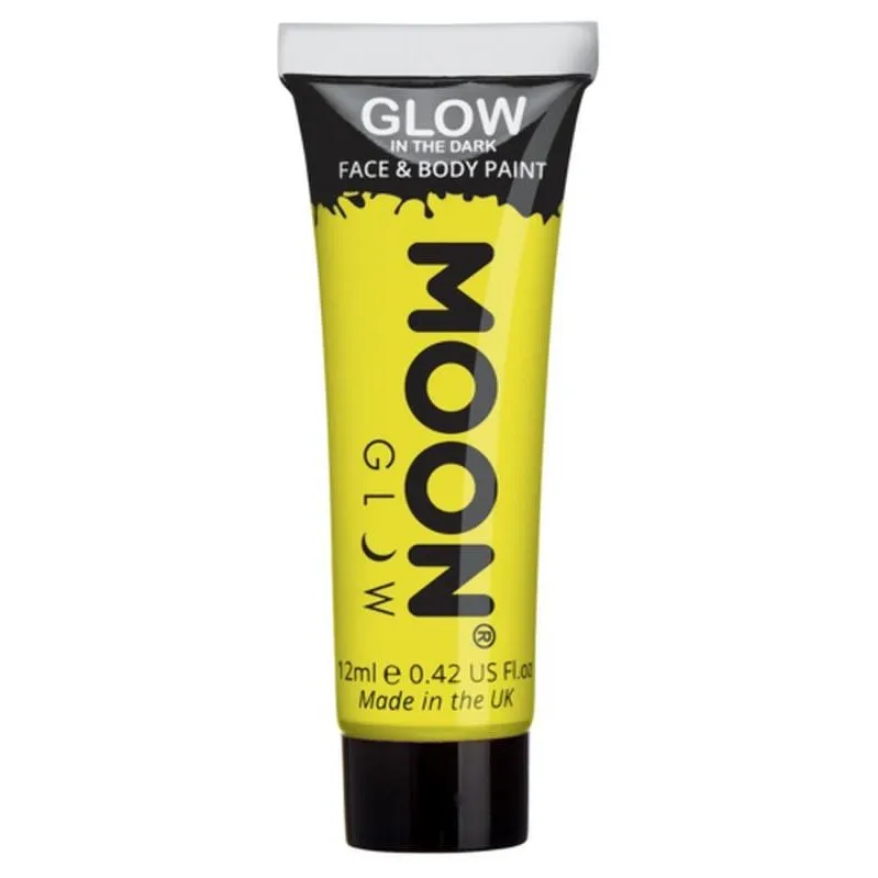 Moon Glow Glow In The Dark Face Paint, Yellow