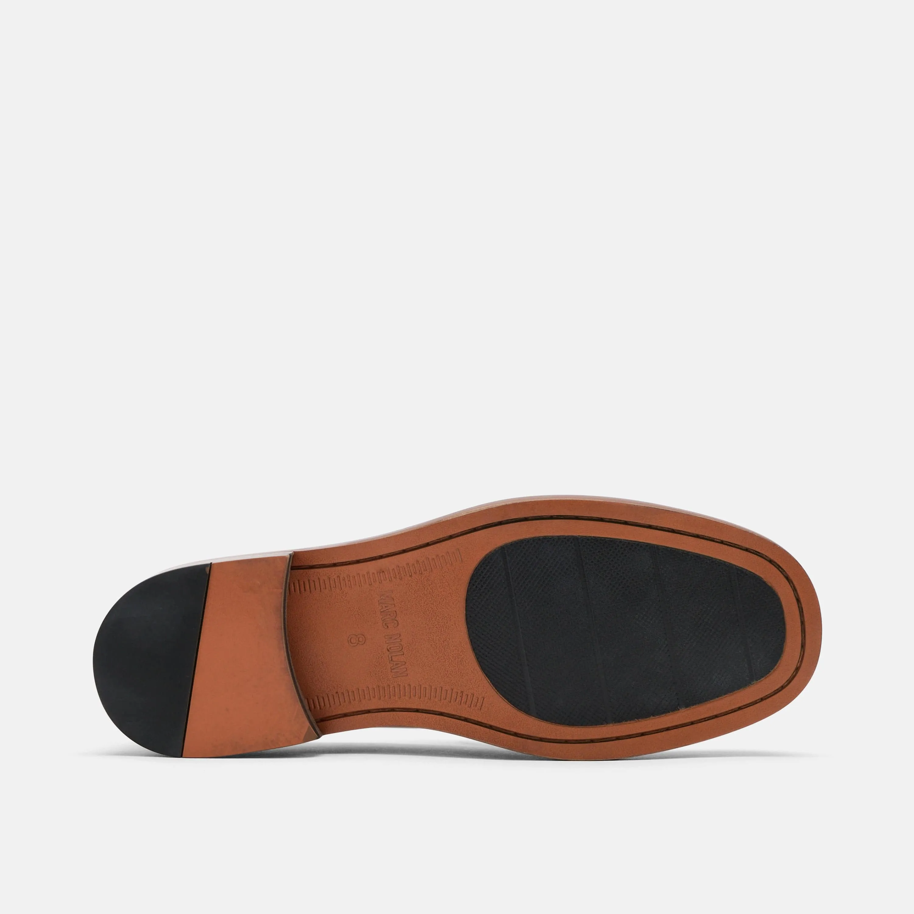 Ms. Calum Cream Leather Penny Loafers