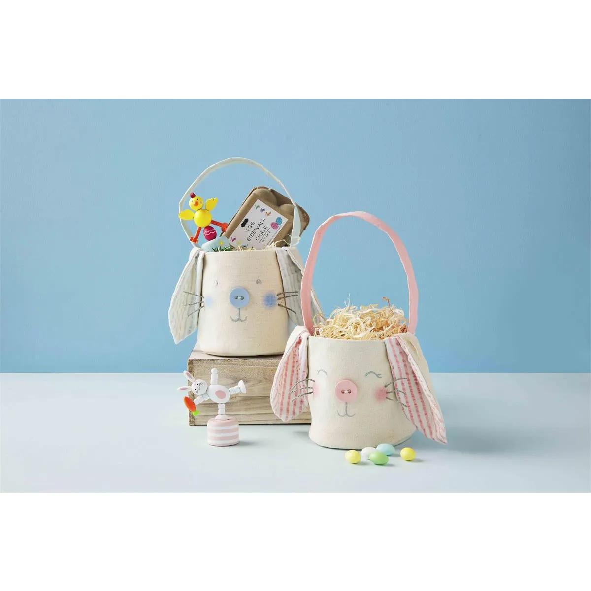 Mud Pie Easter Bunny Basket Set