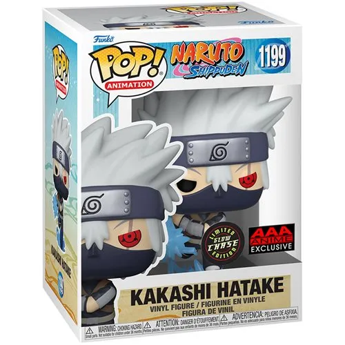 Naruto Shippuden: Kakashi Hatake (Yong) GITD Pop Figure (AAA Anime Exclusive)