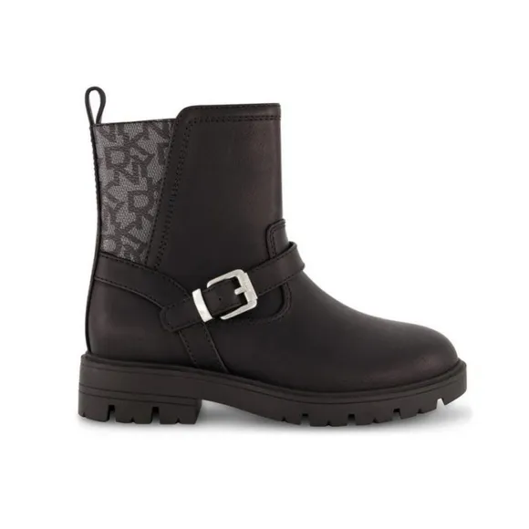NEW DKNY Big Girls Riding Boots, Black Size 5 New in Box