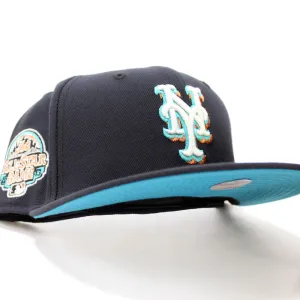 New York Mets 2013 All-Star Game 59Fifty New Era Fitted Hat (GITD Navy Aqua Under Brim)
