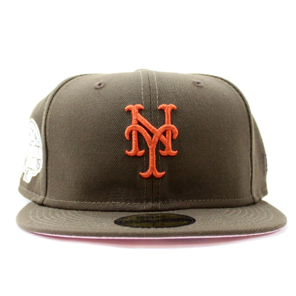 New York Mets 2013 All-Star Game New Era 59Fifty Fitted Hat (Glow in the Dark Walnut Pink Under Brim)