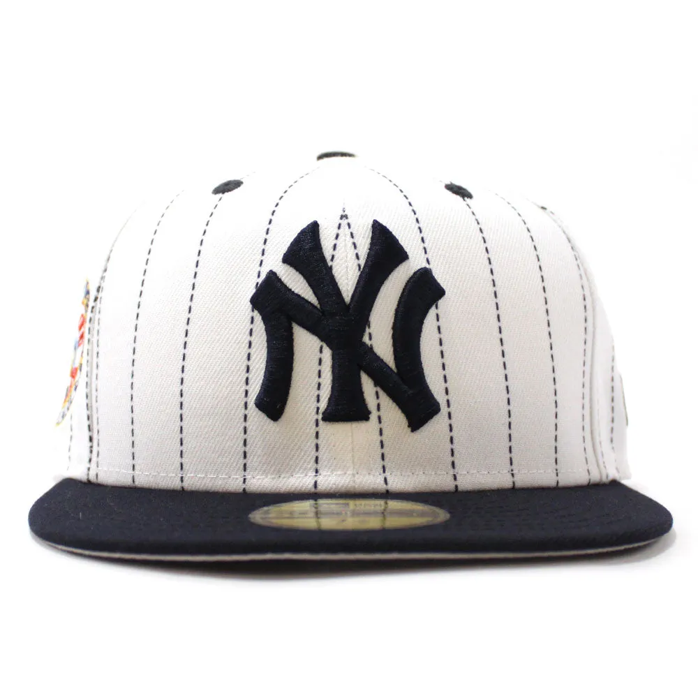 New York Yankees 1949 World Series New Era 59Fifty Fitted Hat (Pinstripe Navy Gray Under Brim)