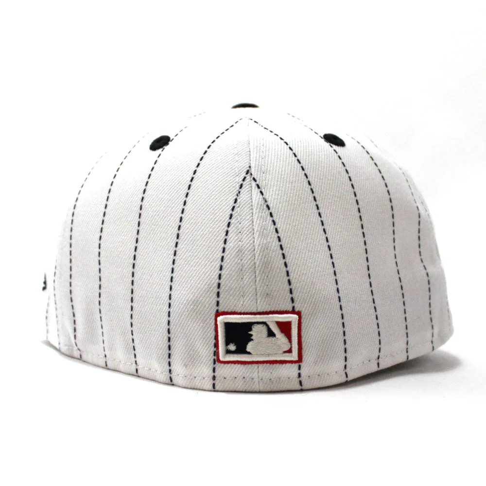 New York Yankees 1949 World Series New Era 59Fifty Fitted Hat (Pinstripe Navy Gray Under Brim)