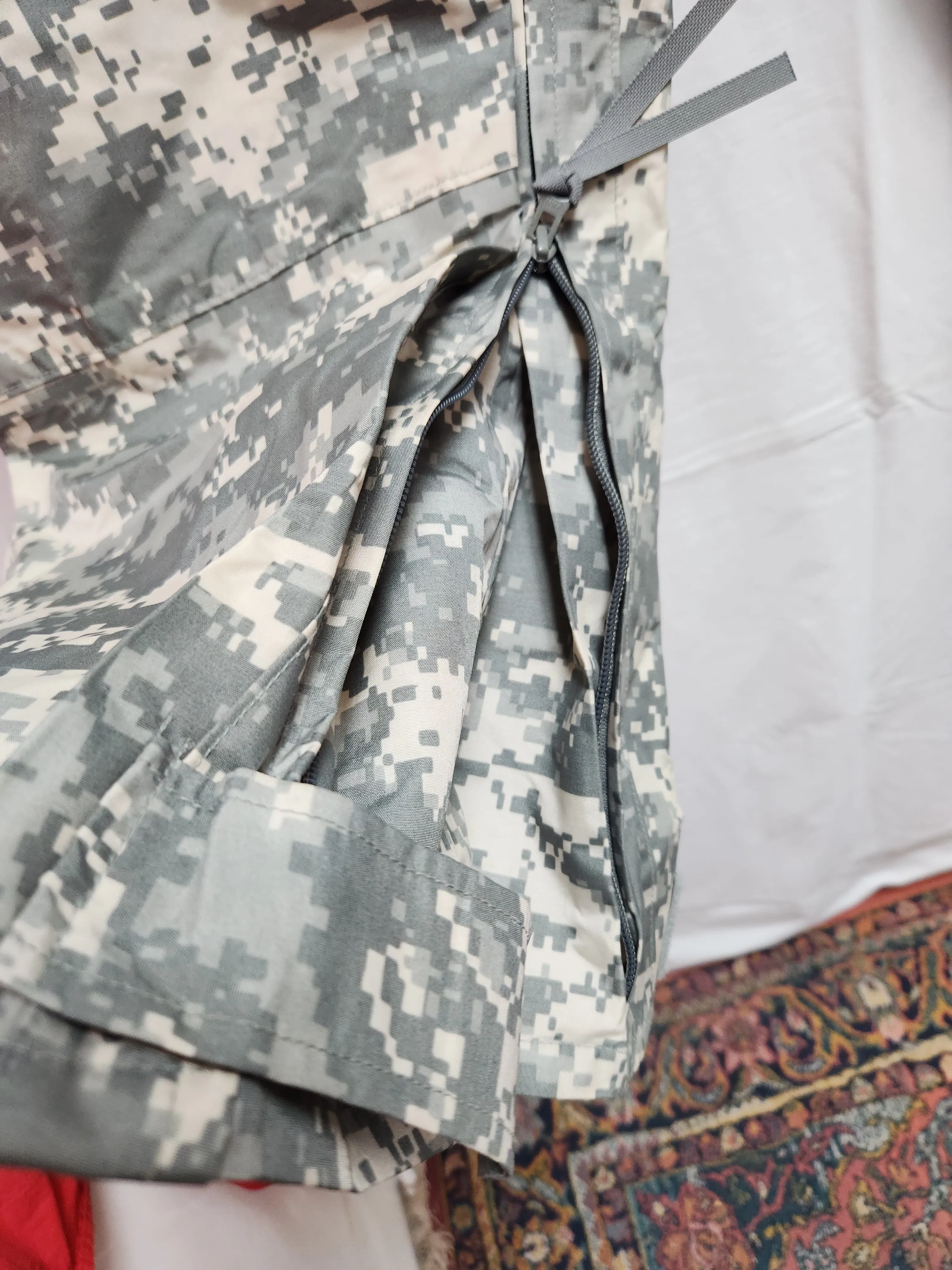 NWT - 2009 Orc Industries Digital Camo Improved Rain Suit Trousers - XL