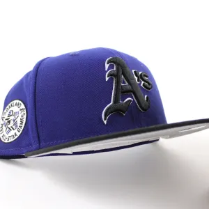 Oakland Athletics 1987 All Star Game New Era 59Fifty Fitted Hat (GITD Royal Blue Black Gray Under Brim)