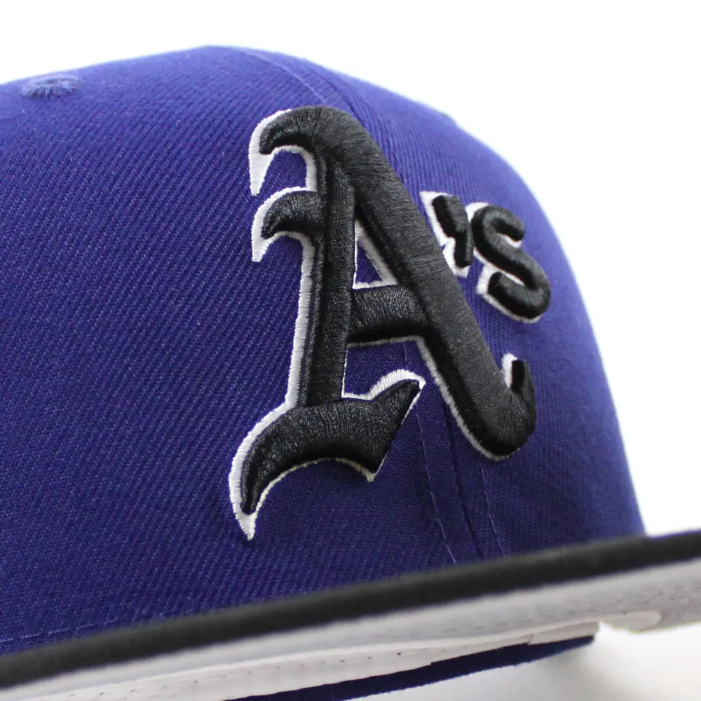 Oakland Athletics 1987 All Star Game New Era 59Fifty Fitted Hat (GITD Royal Blue Black Gray Under Brim)