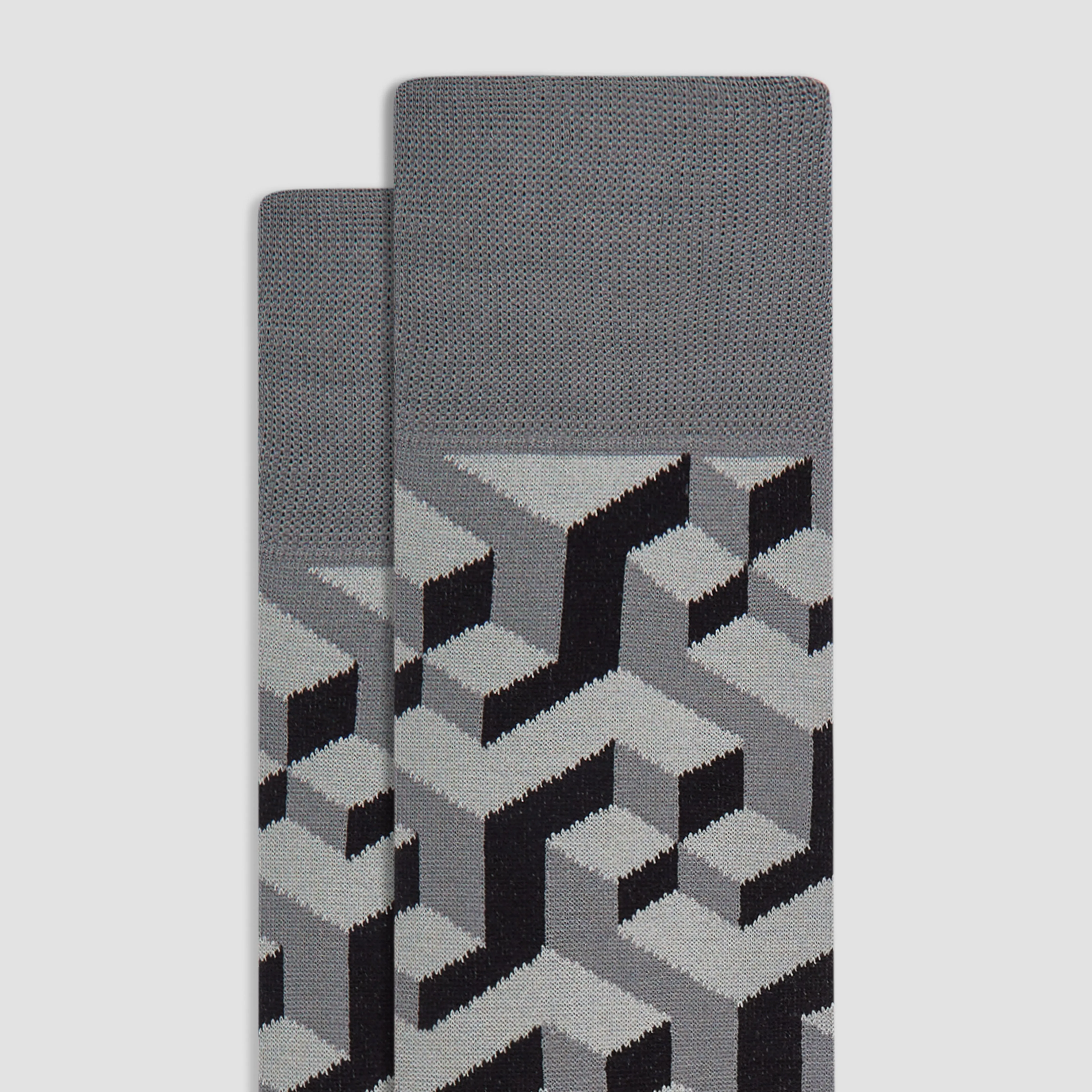 Optical Illusion Mid-Calf Socks