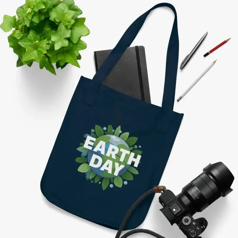 Organic Canvas Tote for Earth Day Eco Friendly Style