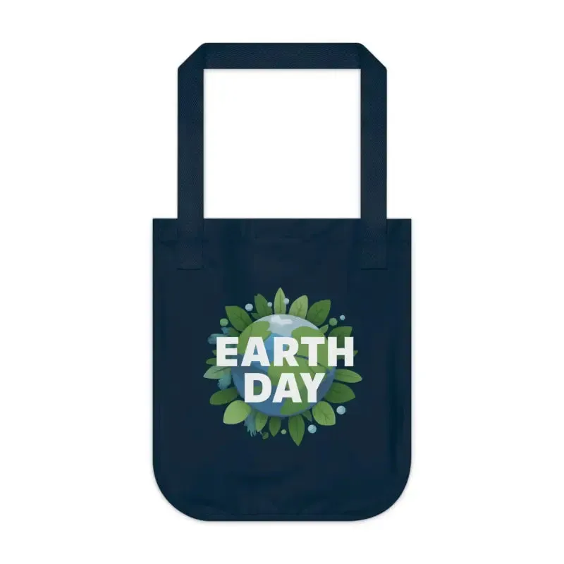 Organic Canvas Tote for Earth Day Eco Friendly Style