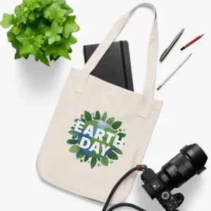 Organic Canvas Tote for Earth Day Eco Friendly Style